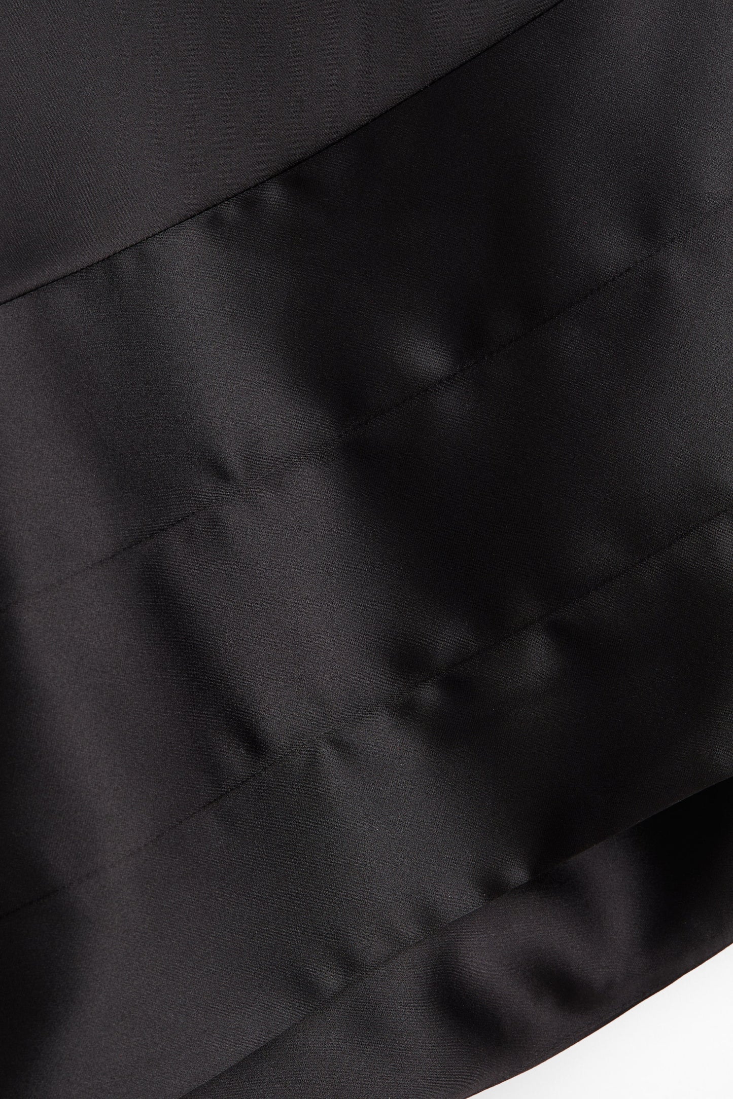Asymmetric satin halterneck top