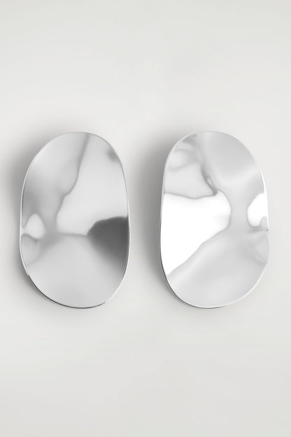 Oversized Oval Earrings