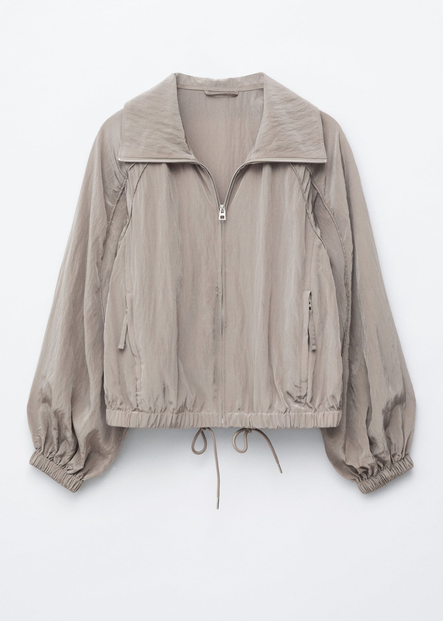 Sporty Viscose-Blend Jacket