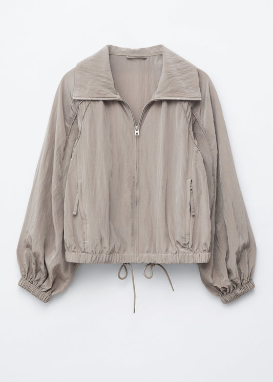 Sporty Viscose-Blend Jacket
