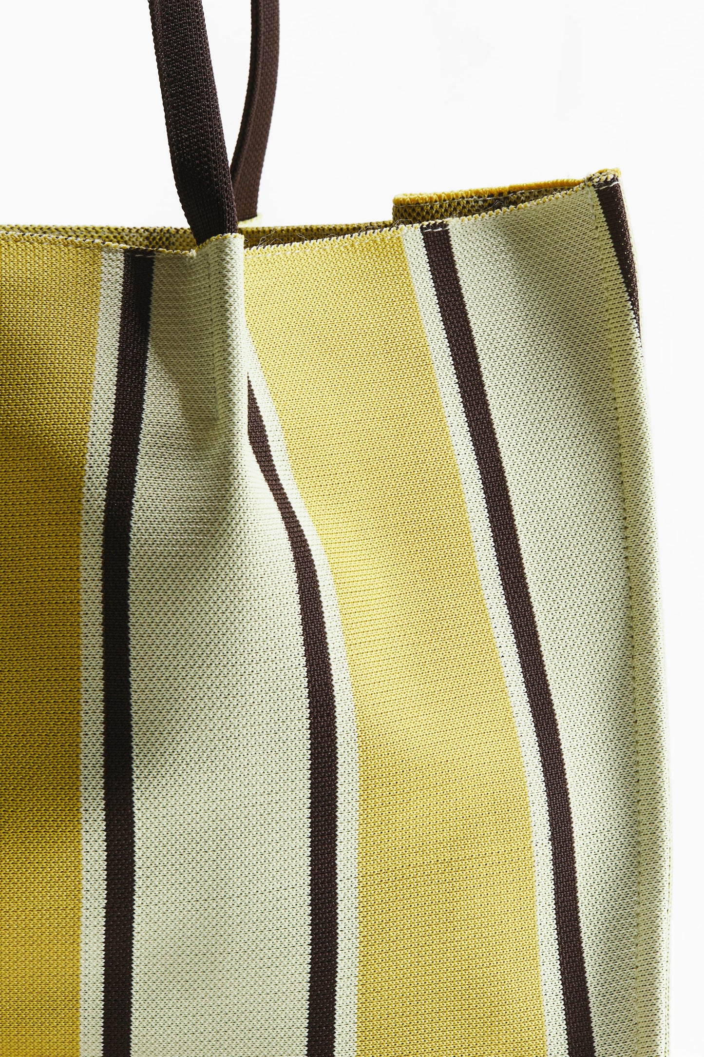 Striped tote bag