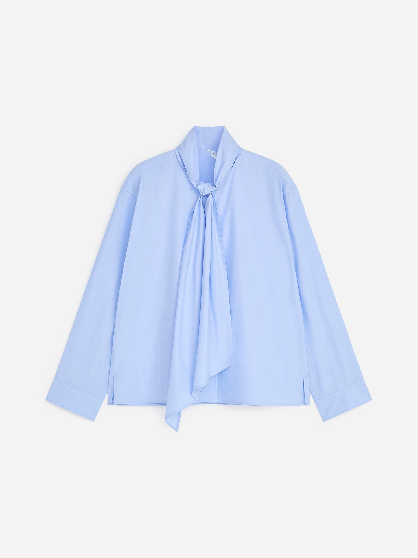 Pima Cotton Scarf Blouse