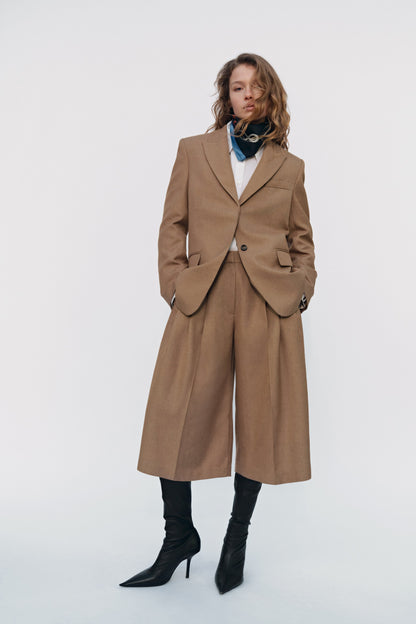 Pleated culottes