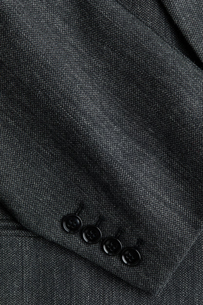 Double-breasted wool blazer
