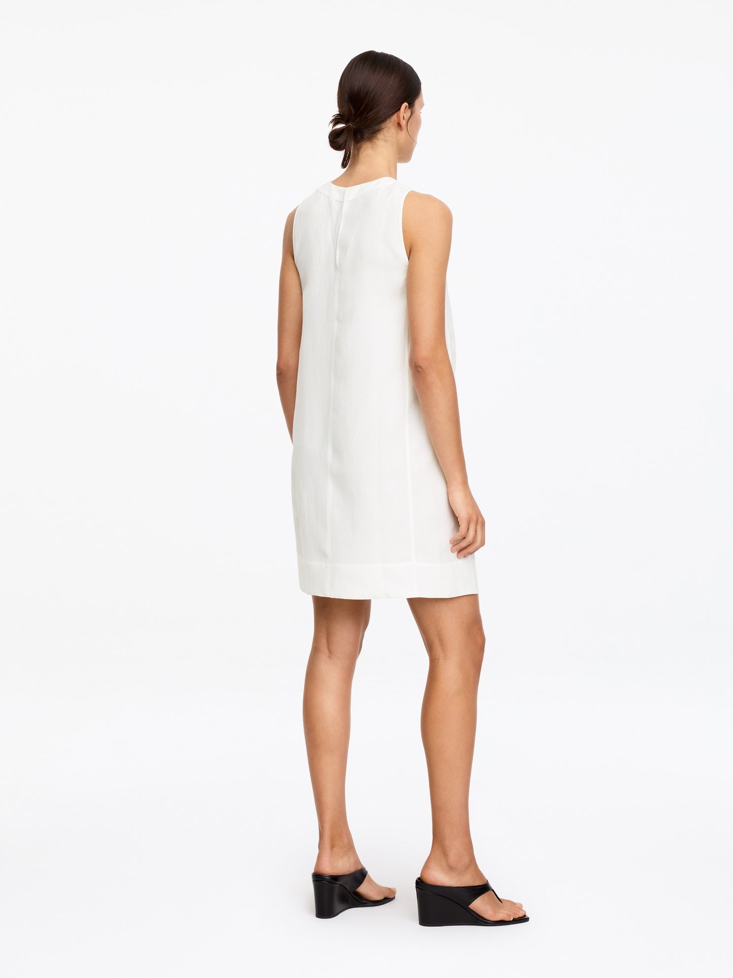 Straight-Cut Mini Dress