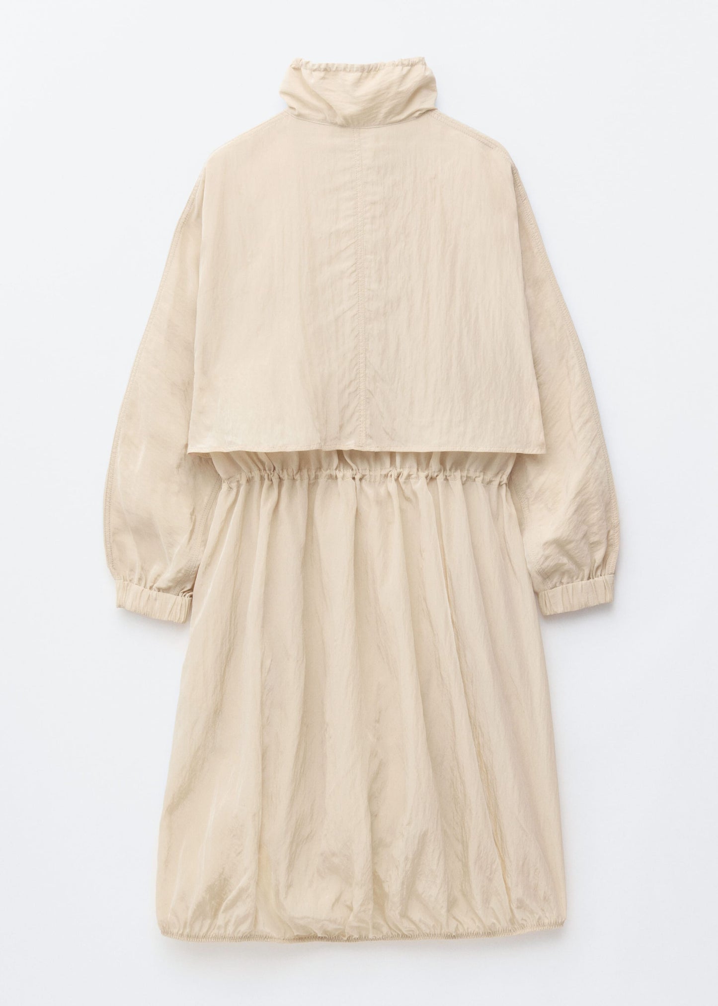 Drawstring Parka Coat