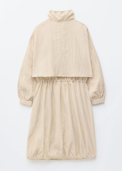 Drawstring Parka Coat