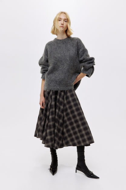 Oversized mohair-blend jumper