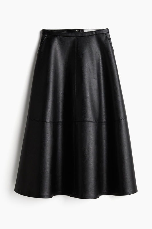 Coated A-line skirt