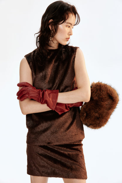 Knee-length skirt