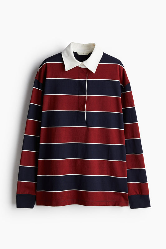 Oversized polo shirt