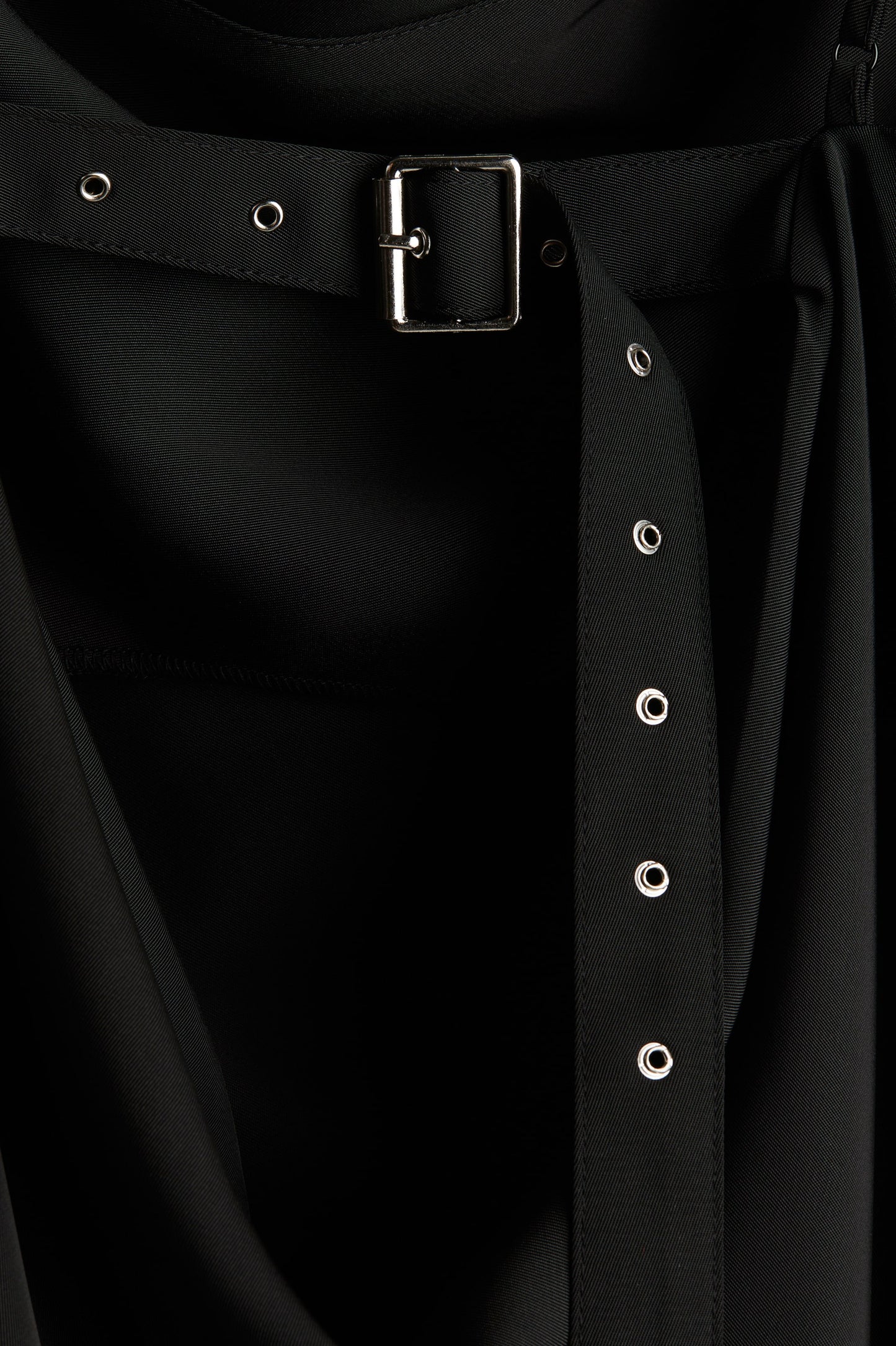 Belt-detail strappy dress