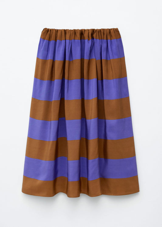 Silk Midi Skirt