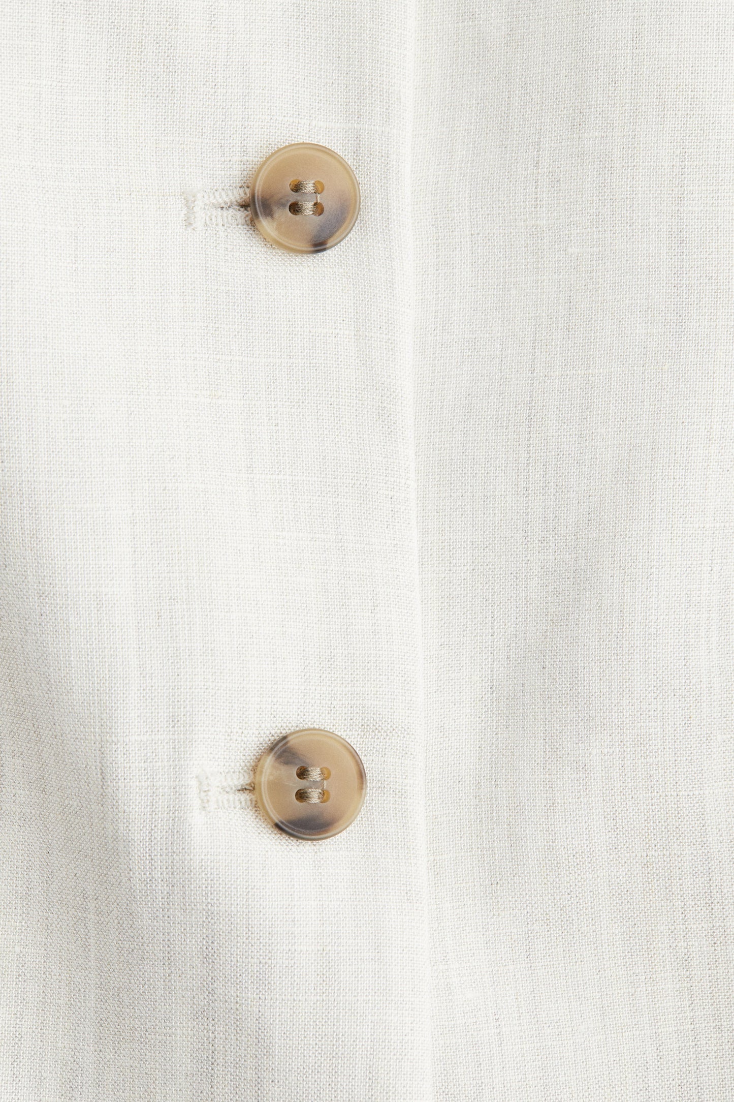 Linen-blend waistcoat