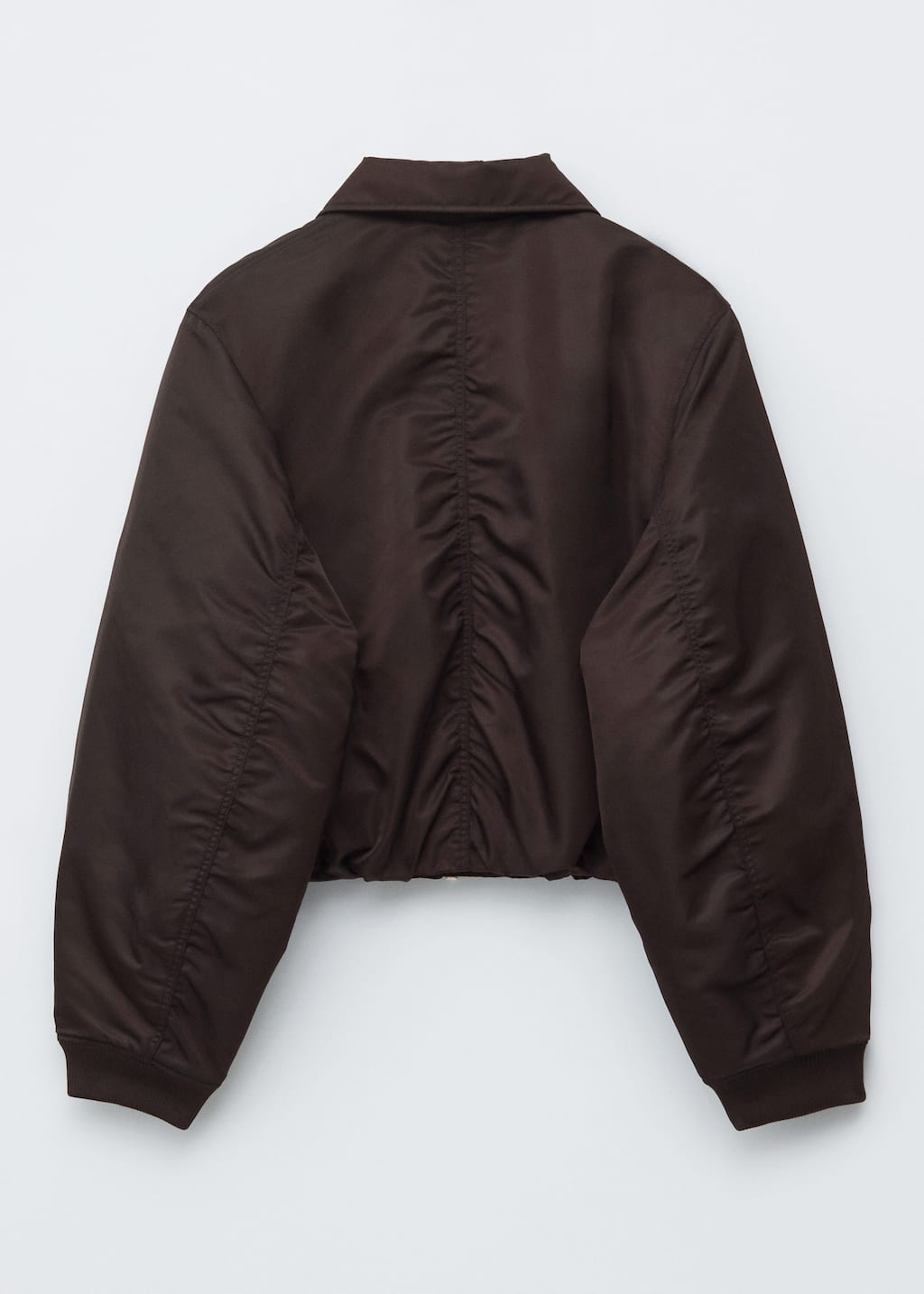 Cropped Bomber Jacket