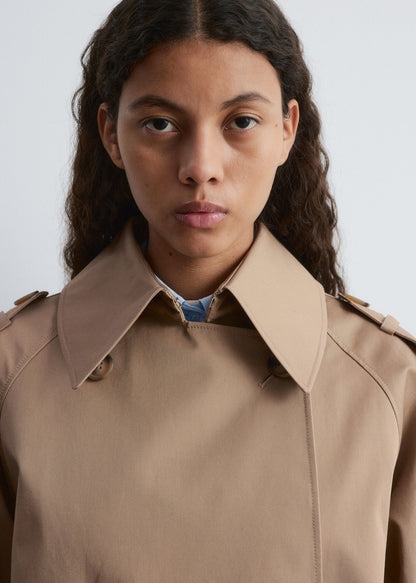 Double-Breasted Trench Jacket
