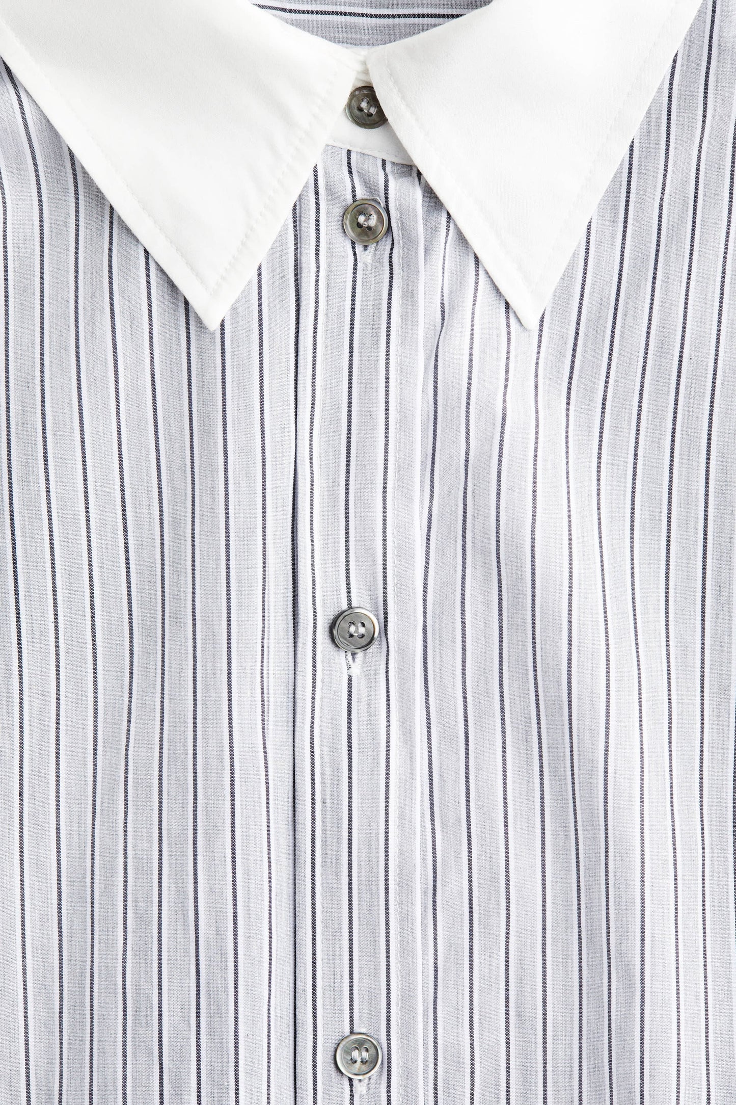Oversized poplin shirt
