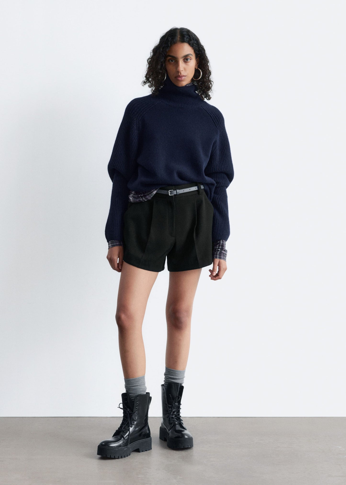 Boxy Turtleneck Jumper