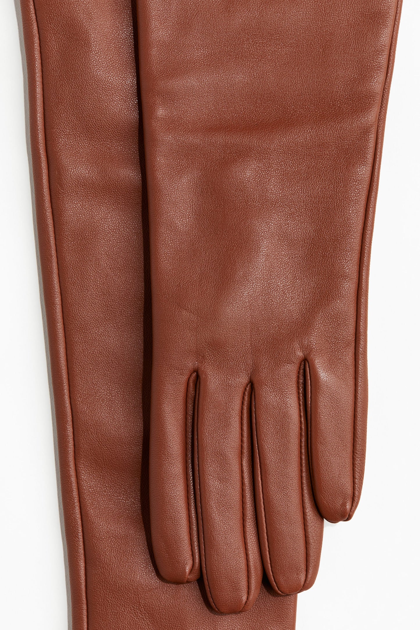 Long leather gloves