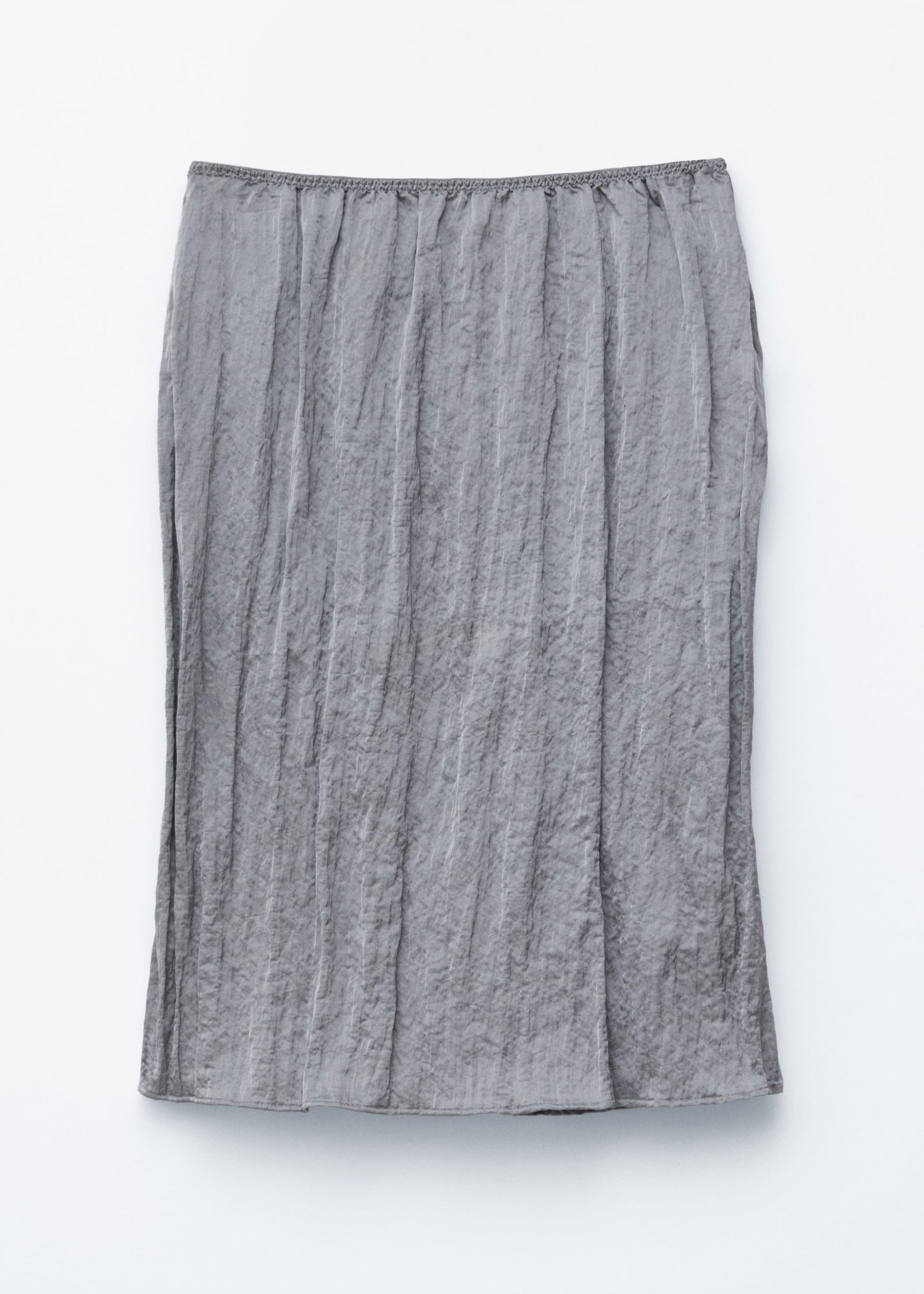 Knee-Length Crêpe Skirt