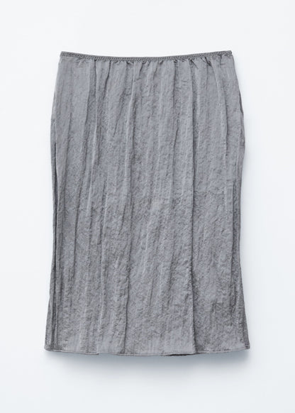 Knee-Length Crêpe Skirt