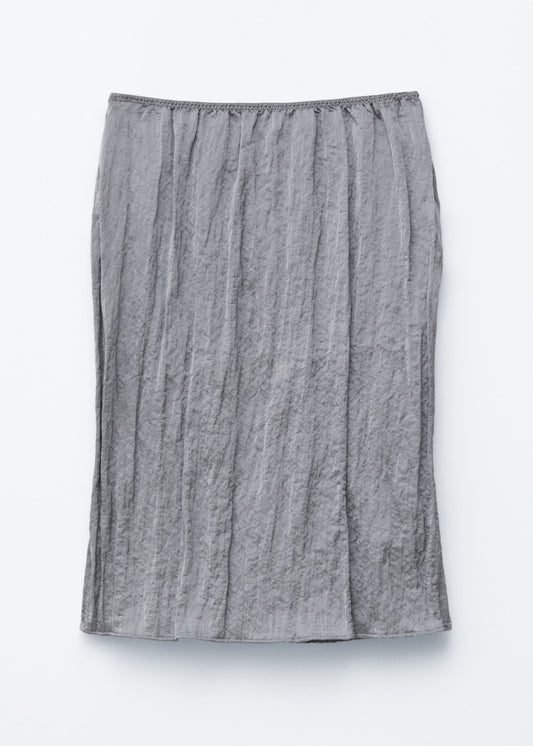 Knee-Length Crêpe Skirt