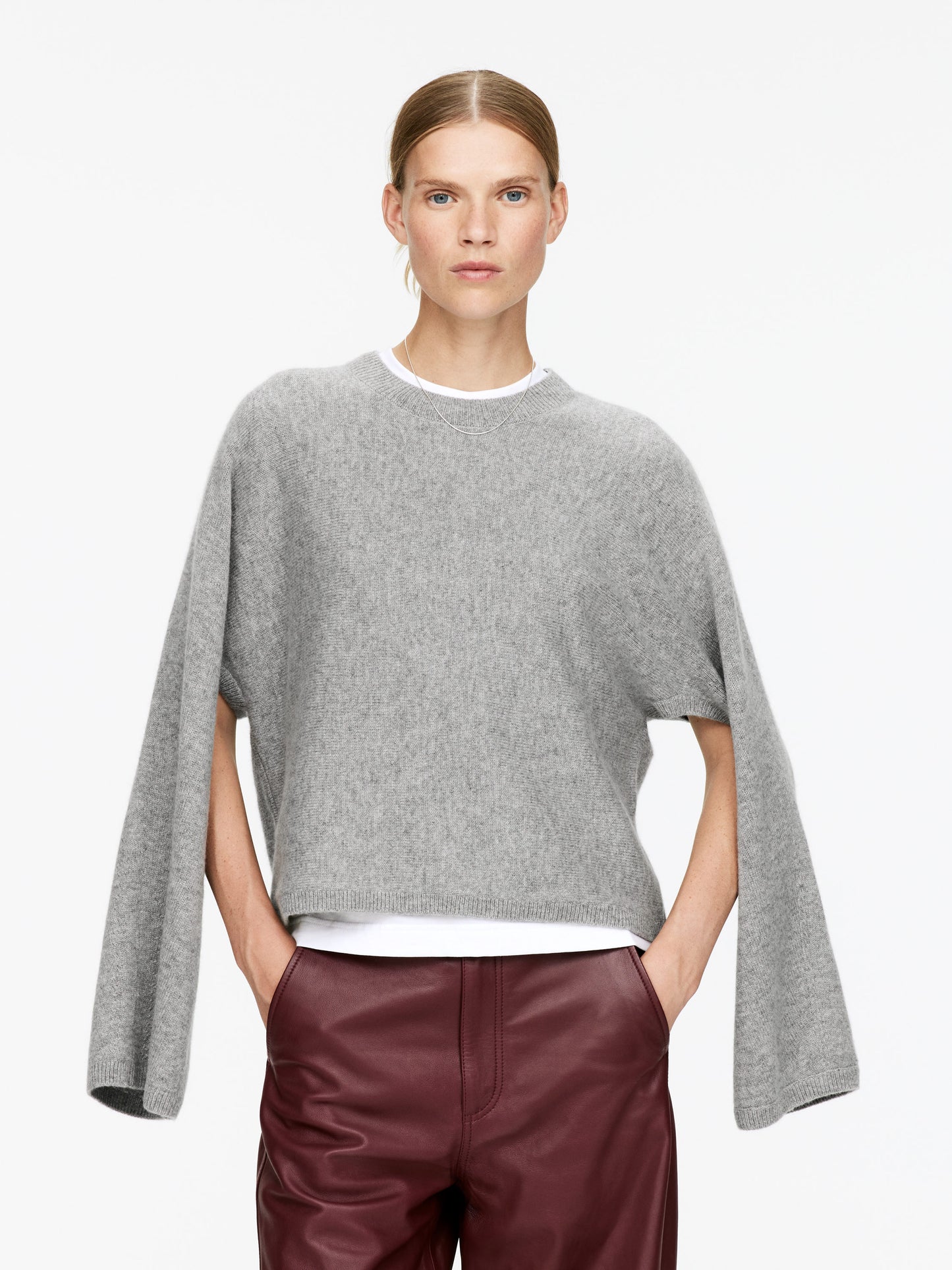 Cut-Out Pure Cashmere Jumper