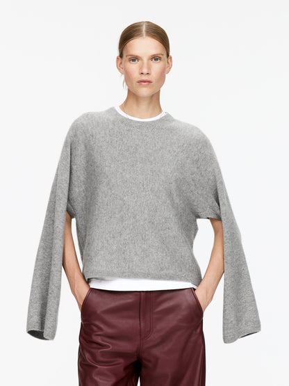 Cut-Out Pure Cashmere Jumper