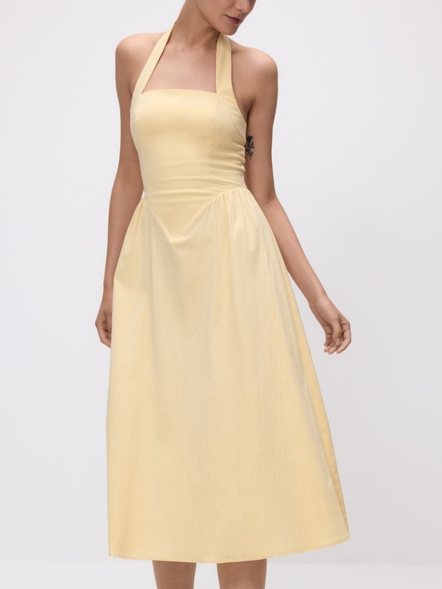 Cotton midi dress