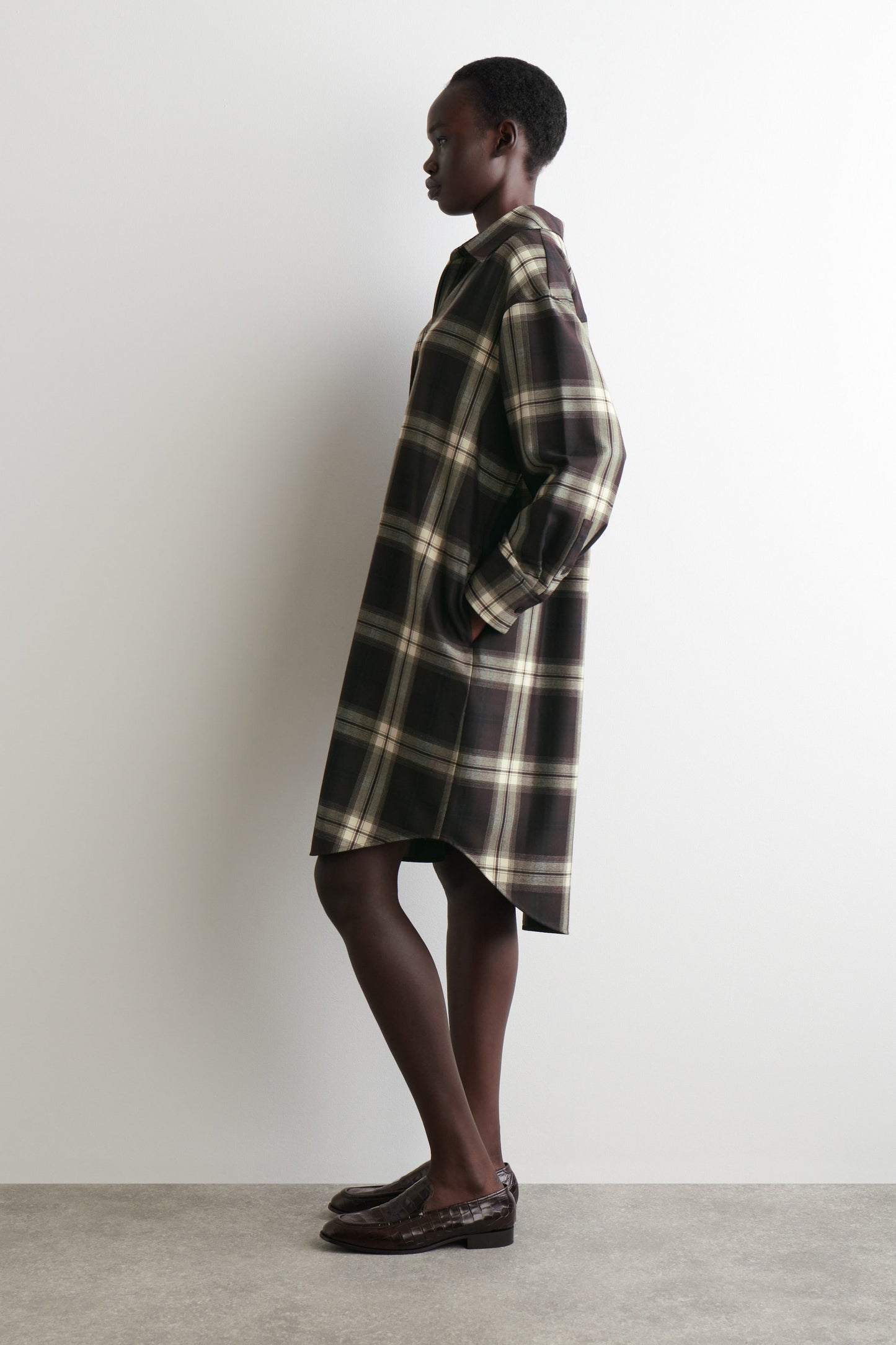 Mohair-Wool V-Neck Cardigan