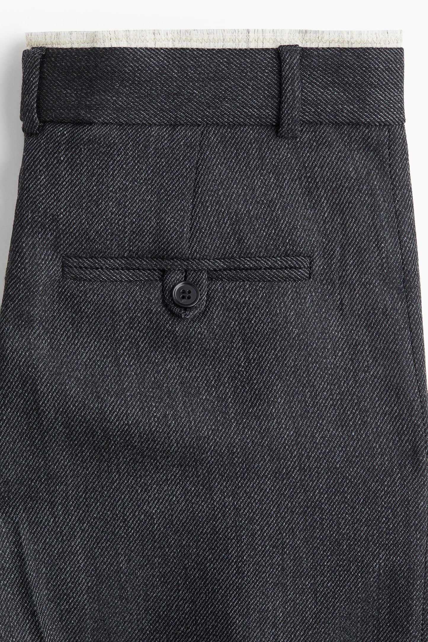Tailored wool trousers