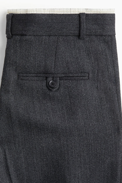 Tailored wool trousers