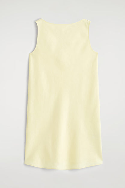 Tailored linen mini dress