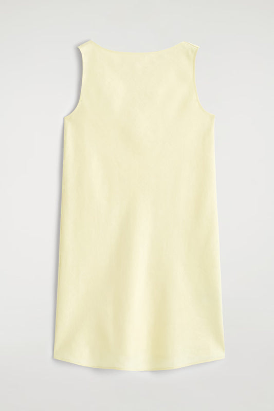 Tailored linen mini dress