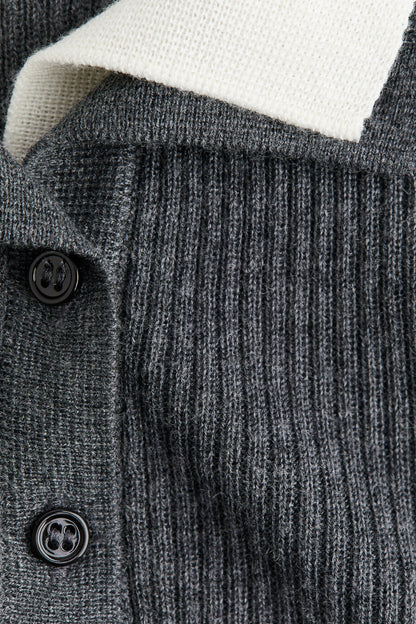 Rib-knit top