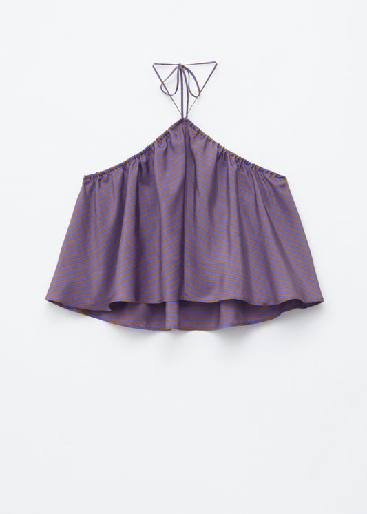 Silk Halterneck Top