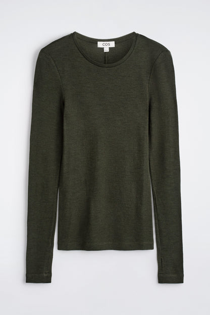 Slim Merino Wool Top