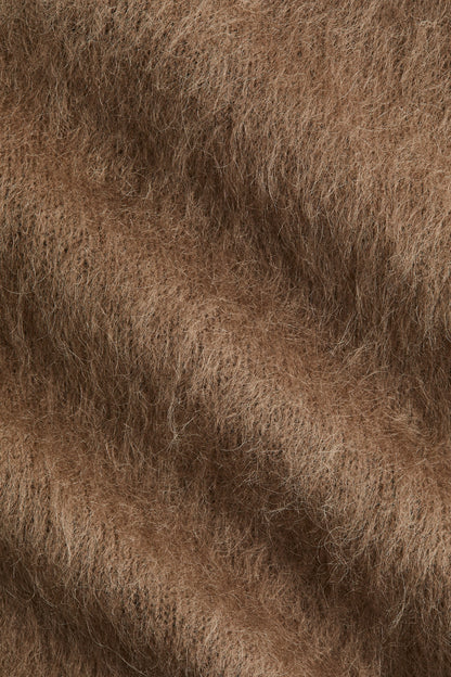 Oversized mohair-blend jumper