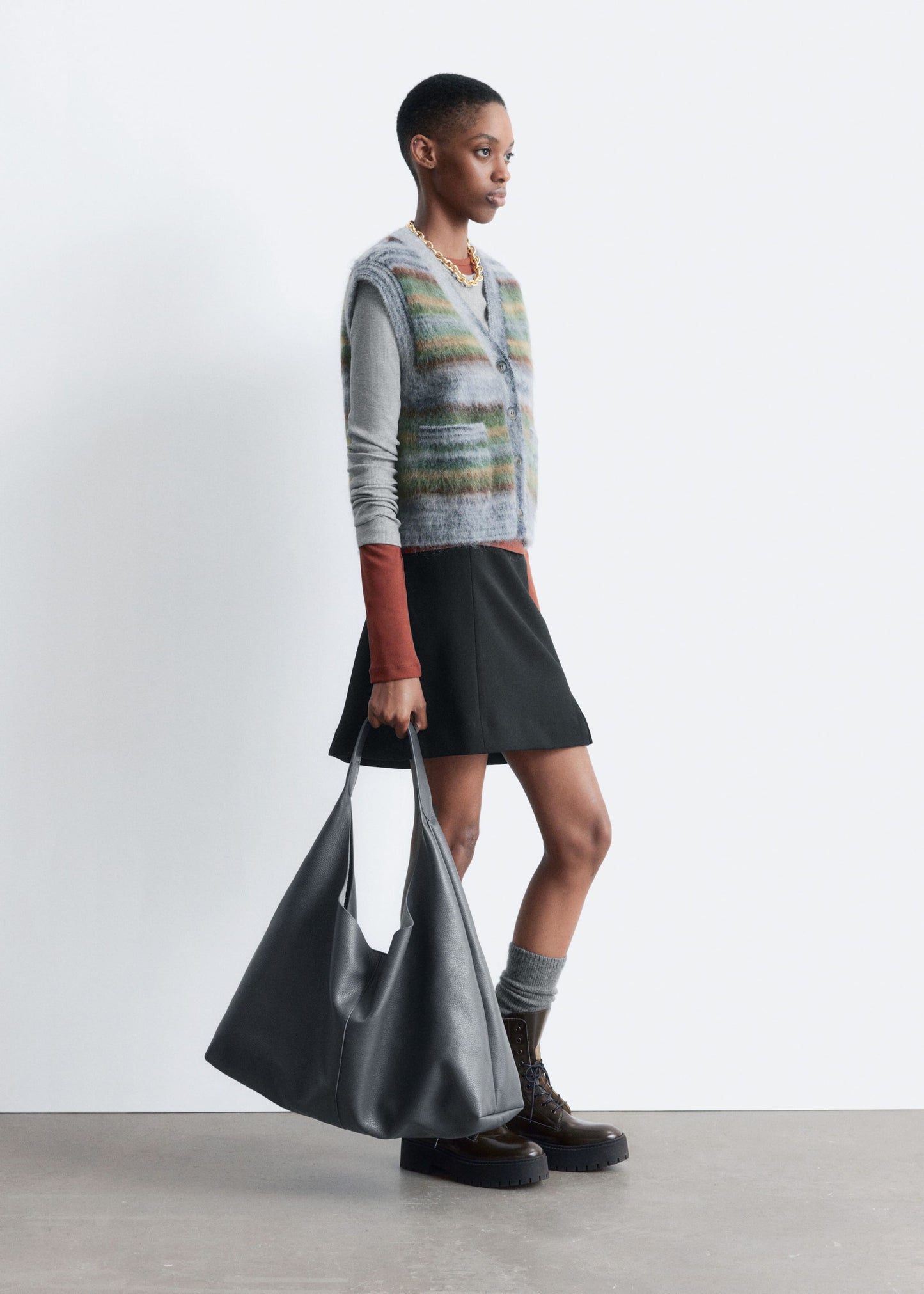 Brushed Knitted Vest