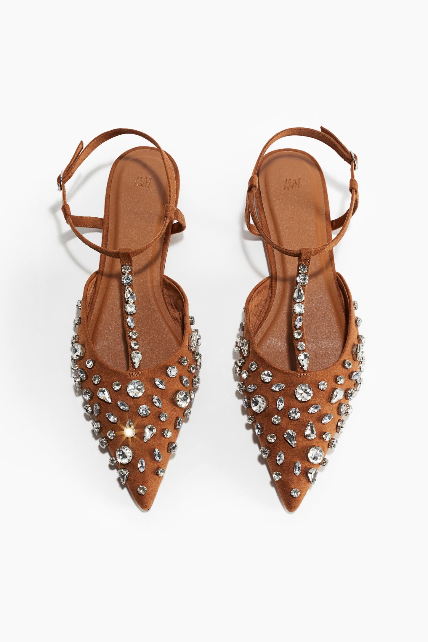 Rhinestone-embellished sandals