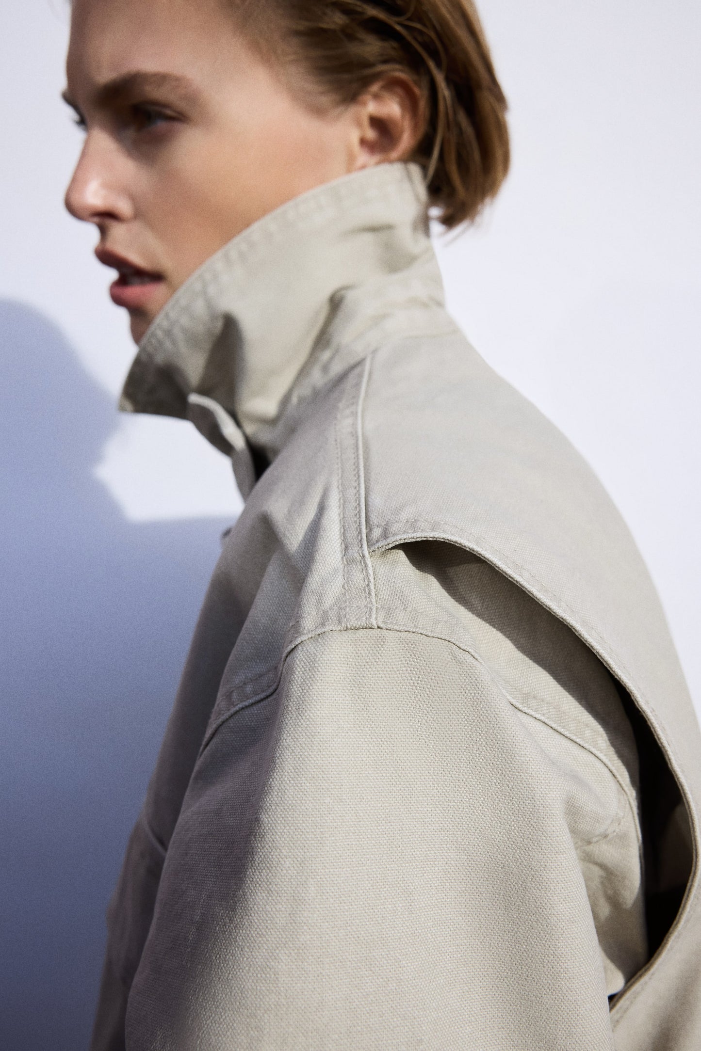 Padded canvas jacket