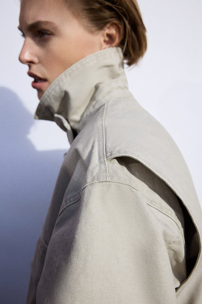 Padded canvas jacket