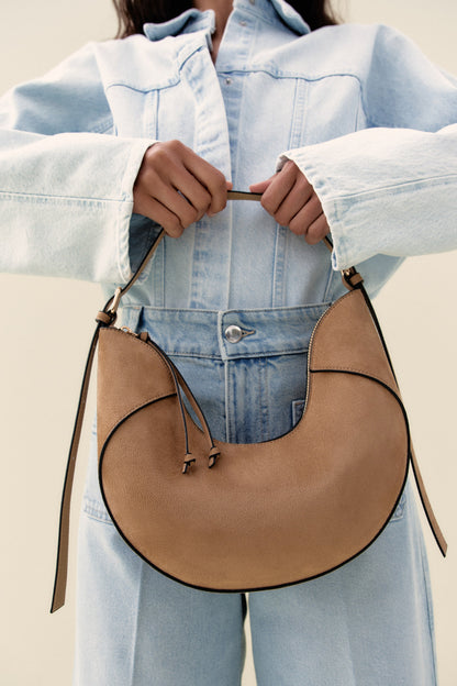U-shaped shoulder bag