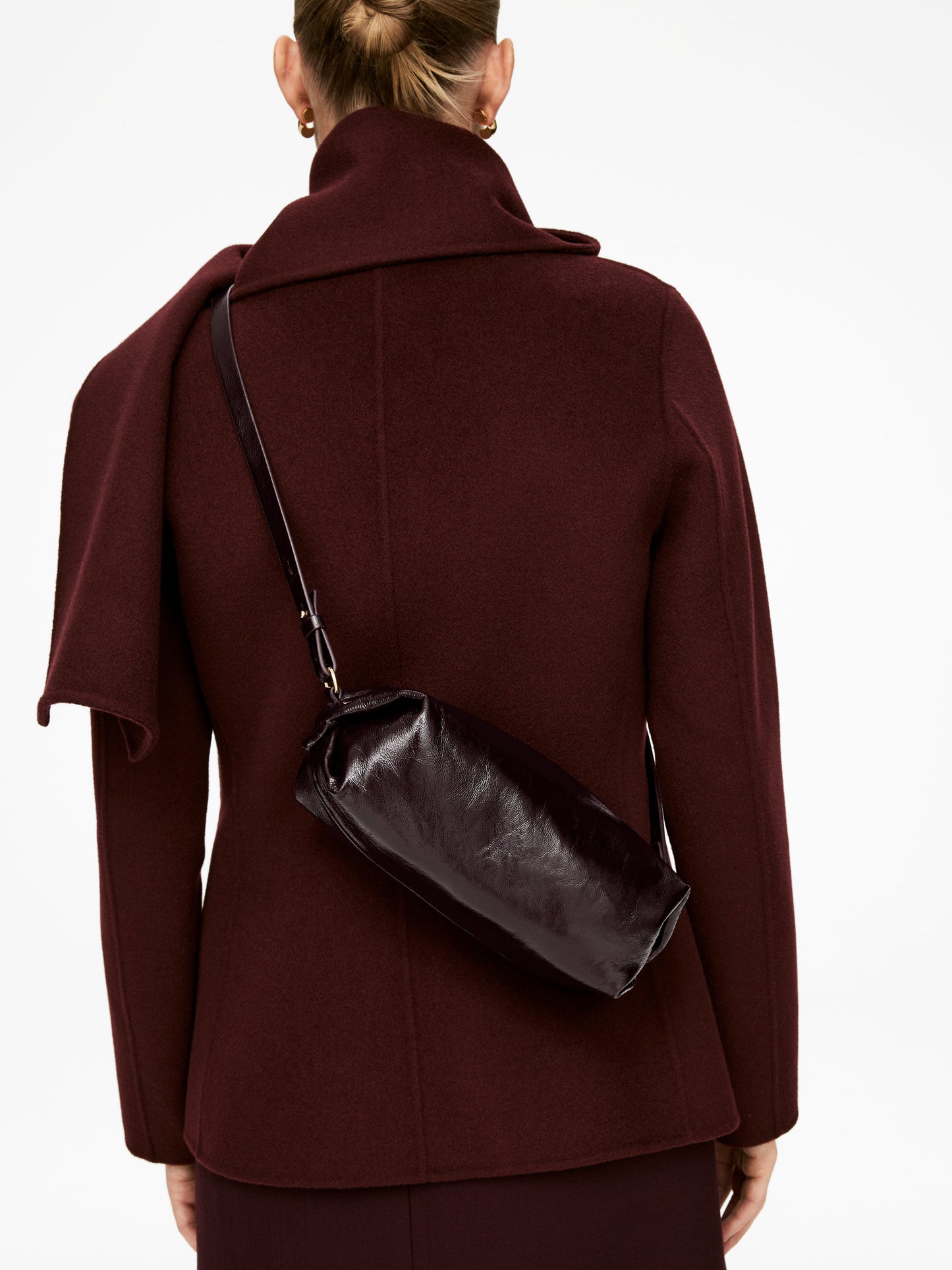 Lacquered Crossbody Bag