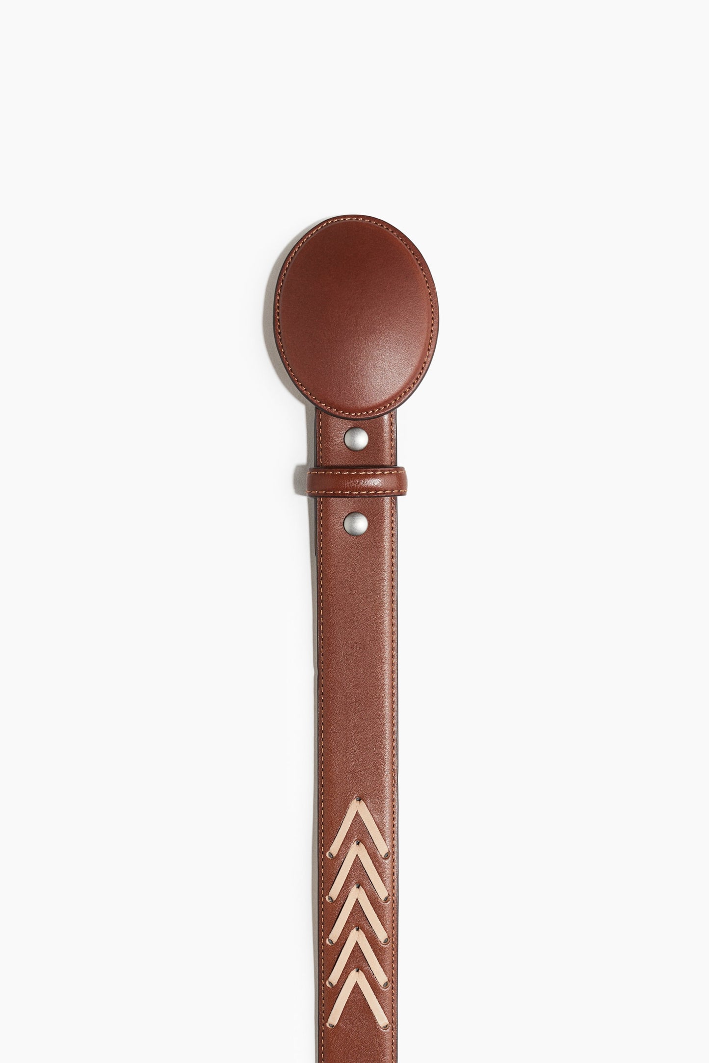 Leather belt