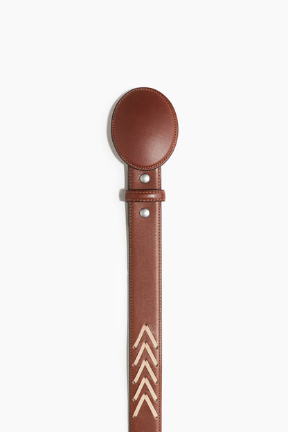 Leather belt