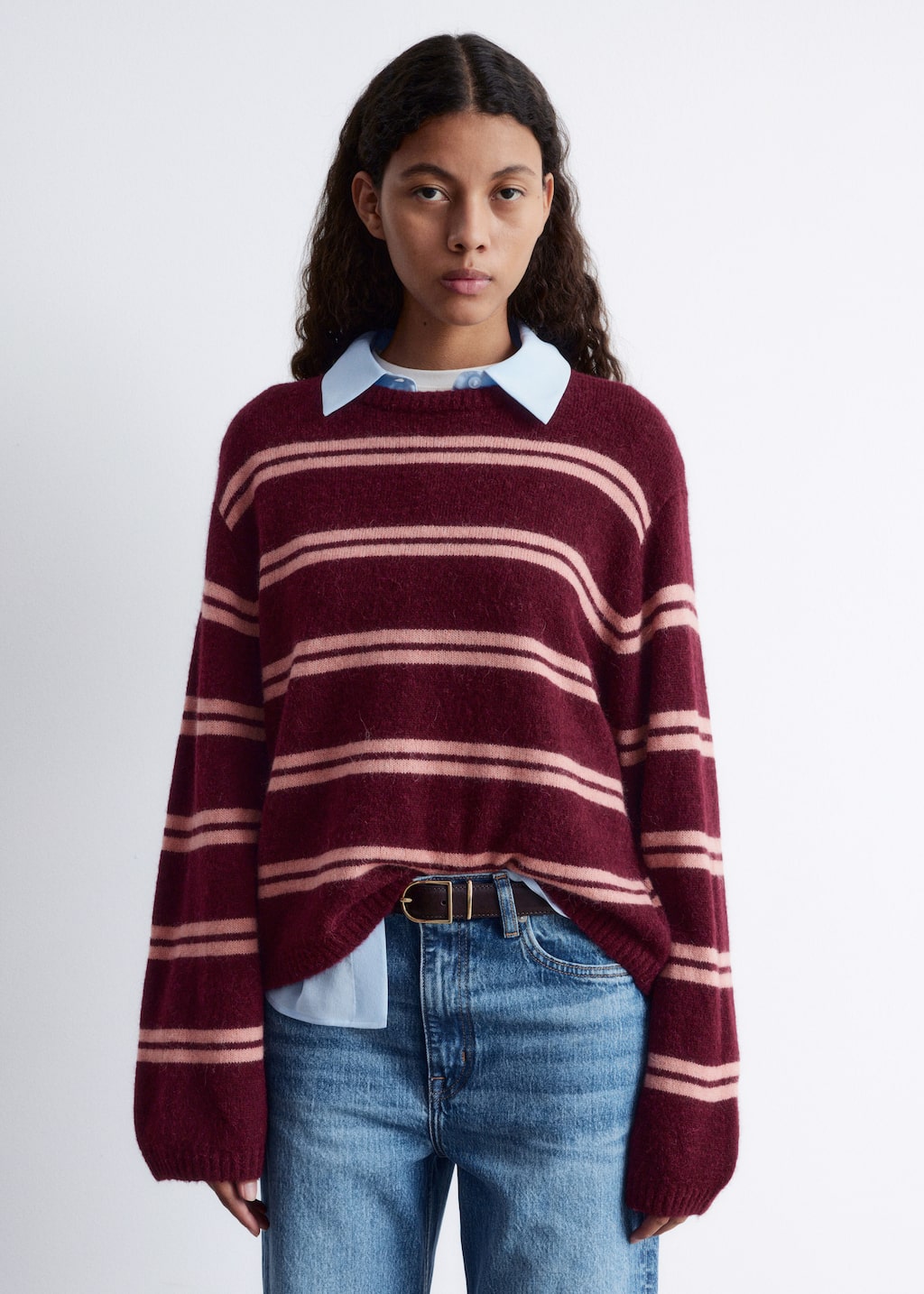 Knitted Alpaca-Blend Sweater
