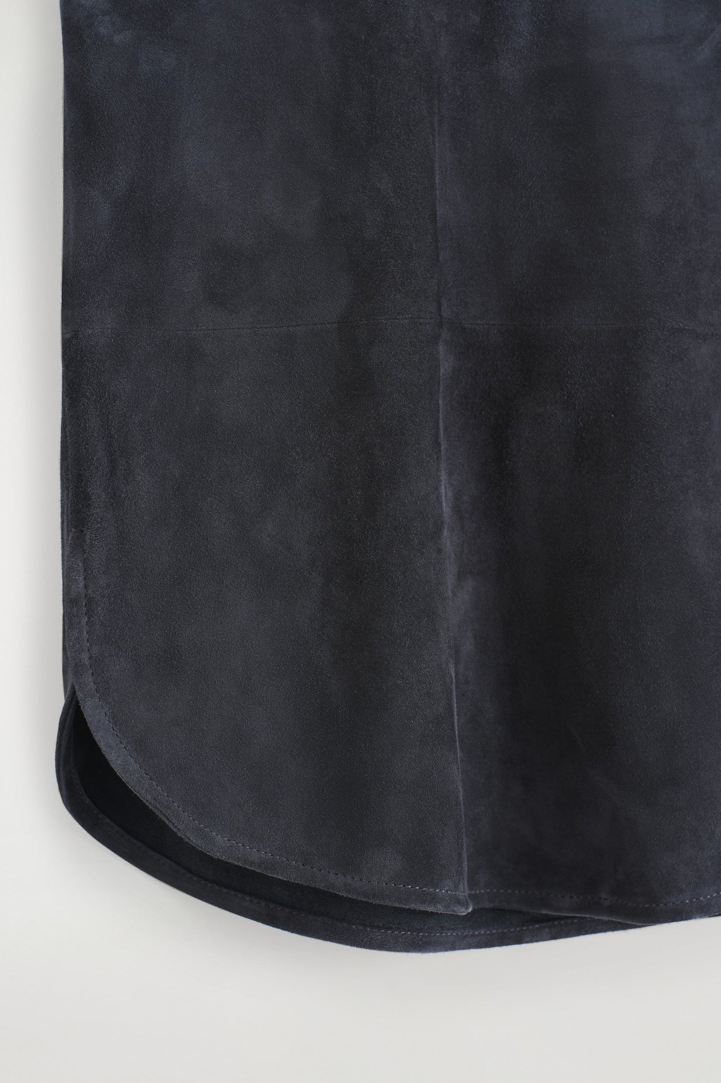 Scoop-Neck Suede Tank Top