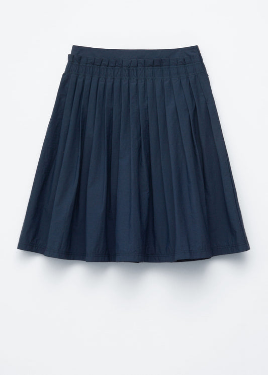 Pleated Midi Skirt