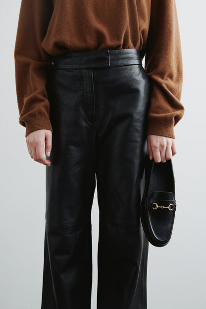 Faux Leather Loafers